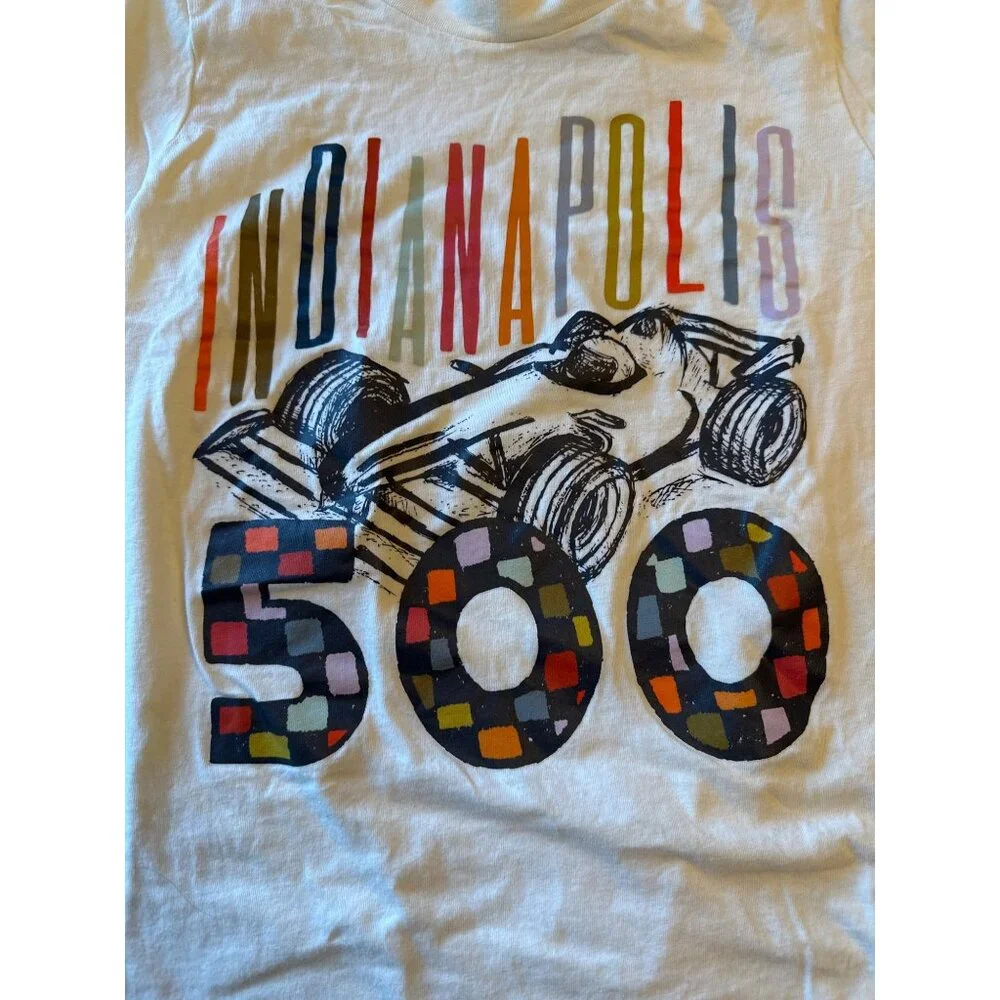 Indianapolis‎ 500 Graphic T-Shirt Youth S Wild Kard Vintage Cotton - Picture 2 of 4